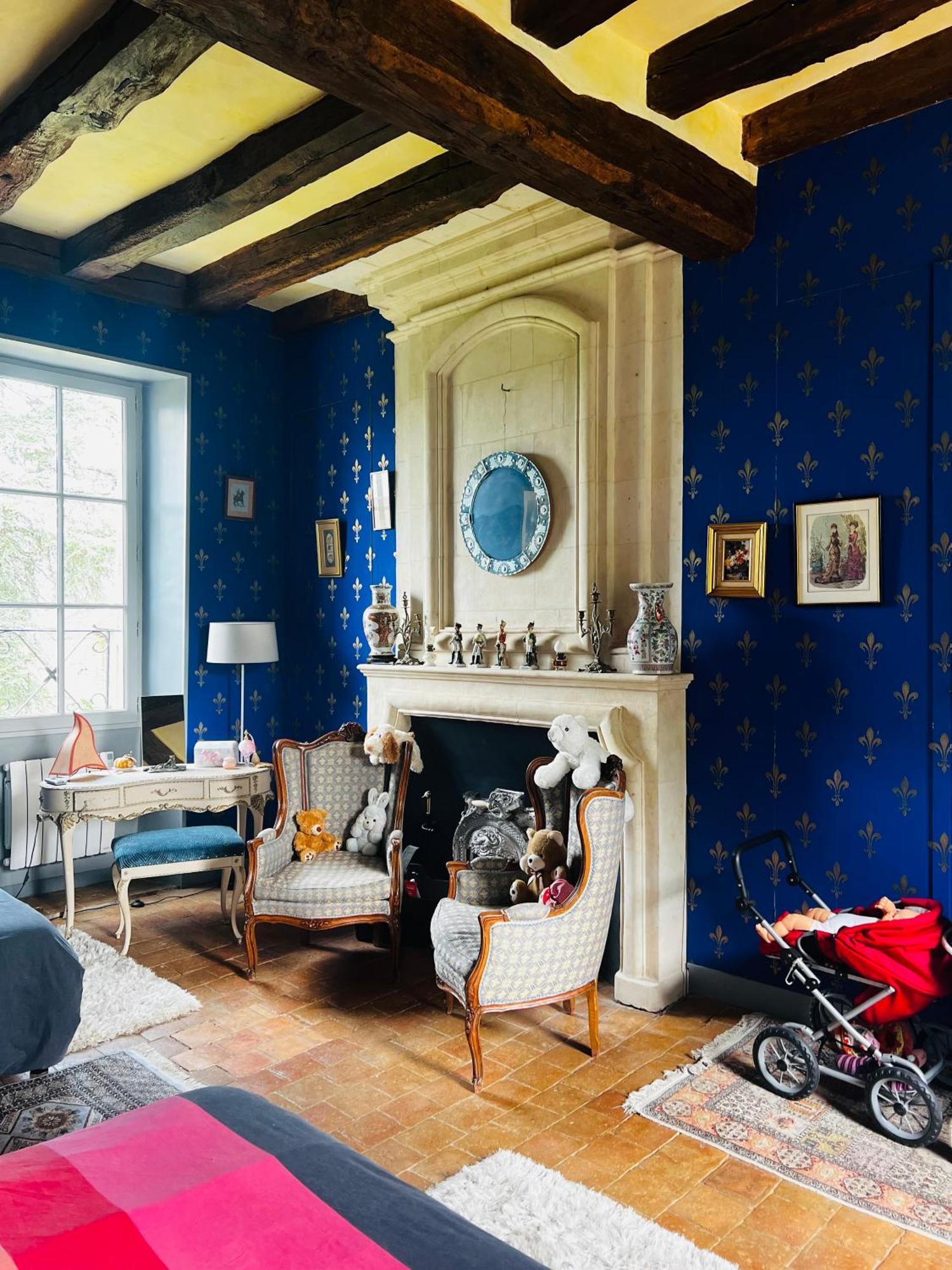 Chateau De La Thibaudiere Bois Savary - Chambre Familiale Du Roi Allonnes  Εξωτερικό φωτογραφία