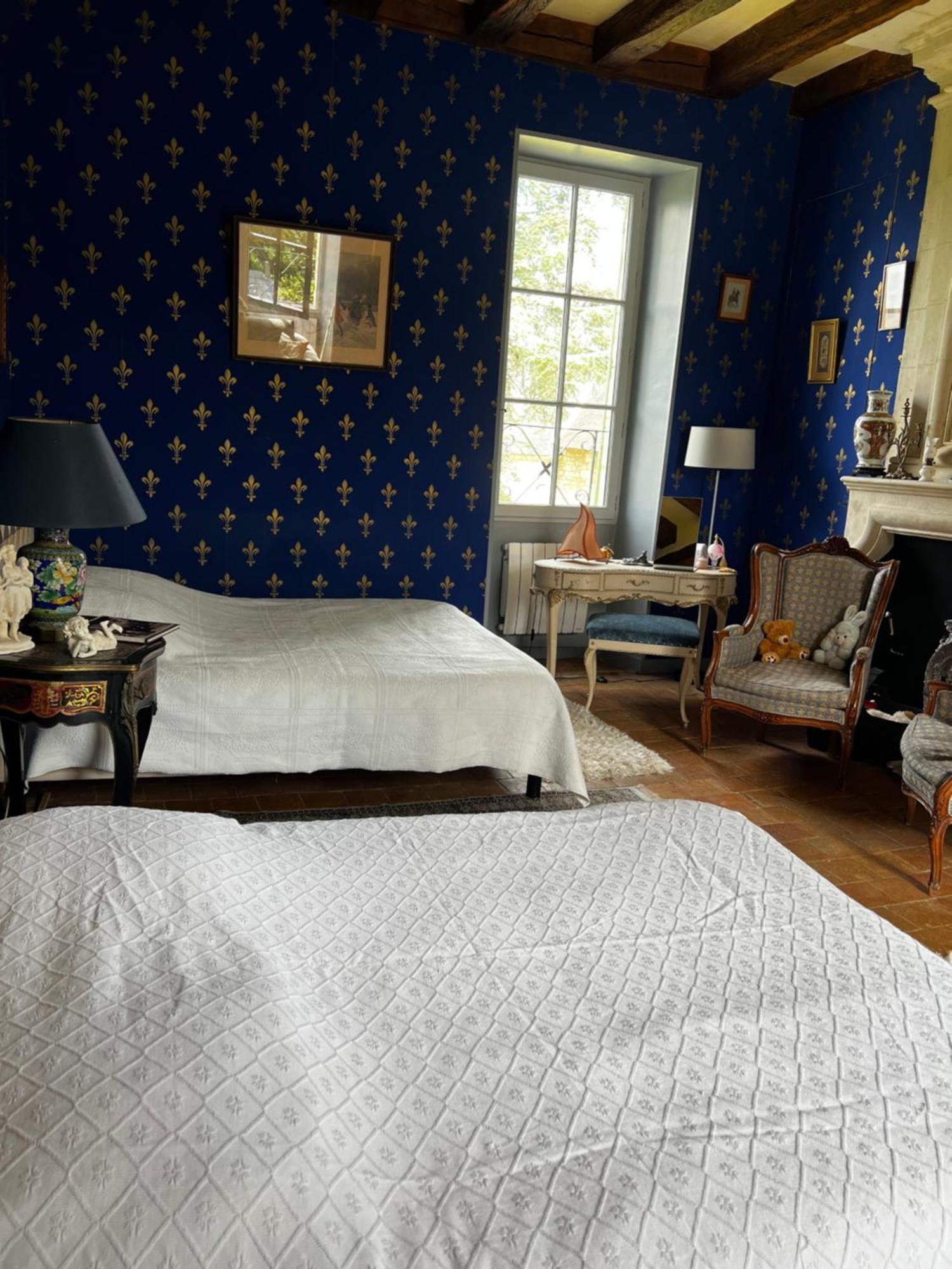Chateau De La Thibaudiere Bois Savary - Chambre Familiale Du Roi Allonnes  Εξωτερικό φωτογραφία